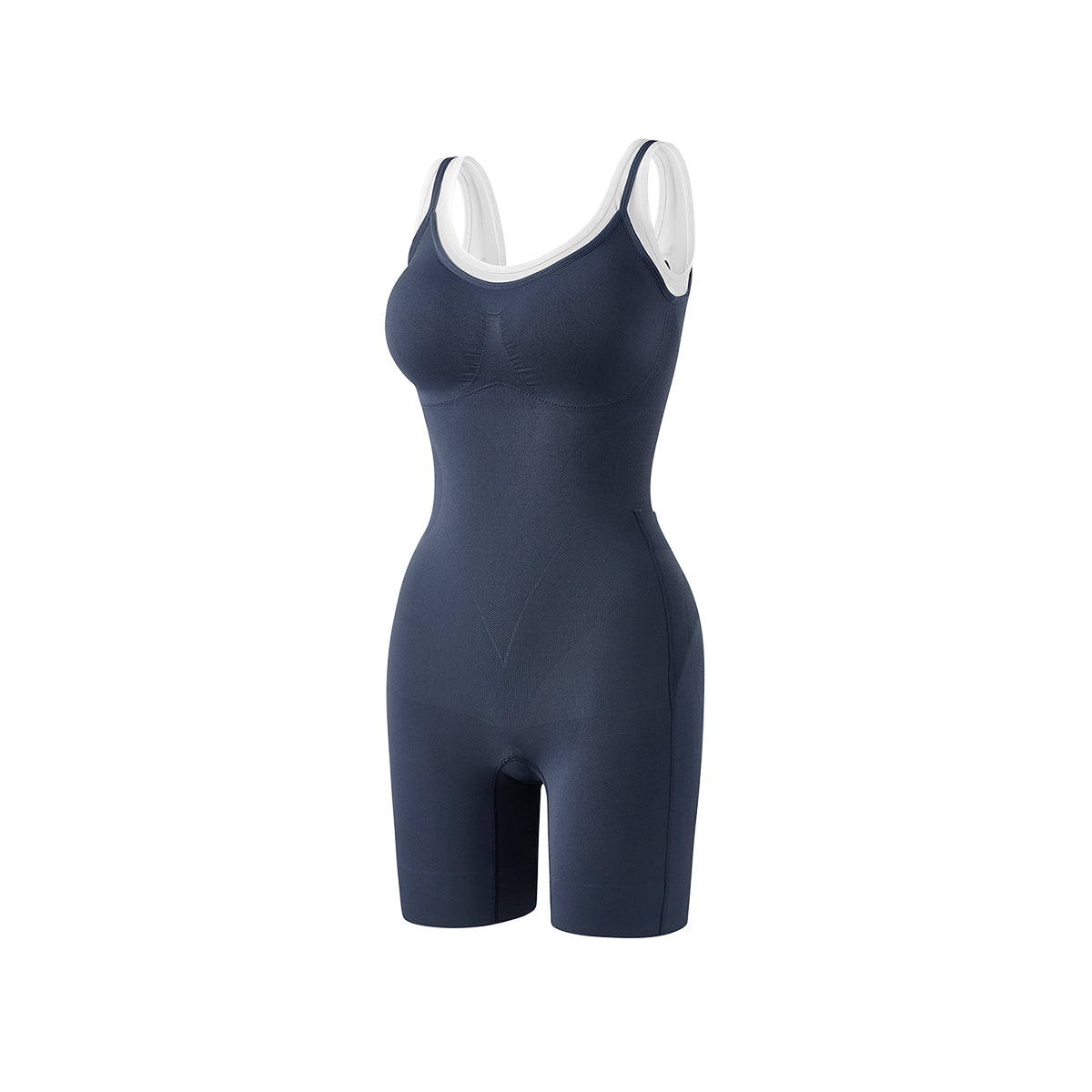 Easy-Off Duo Bodysuit — Midnight Blue
