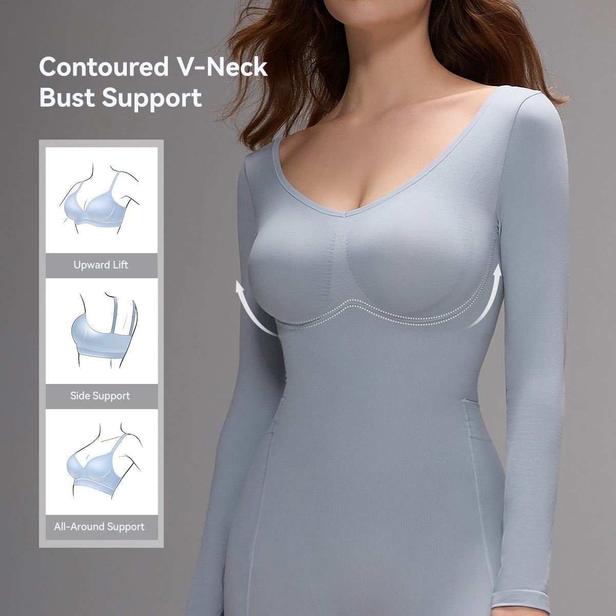 Easy-Off Sleeve Bodysuit — product view 2