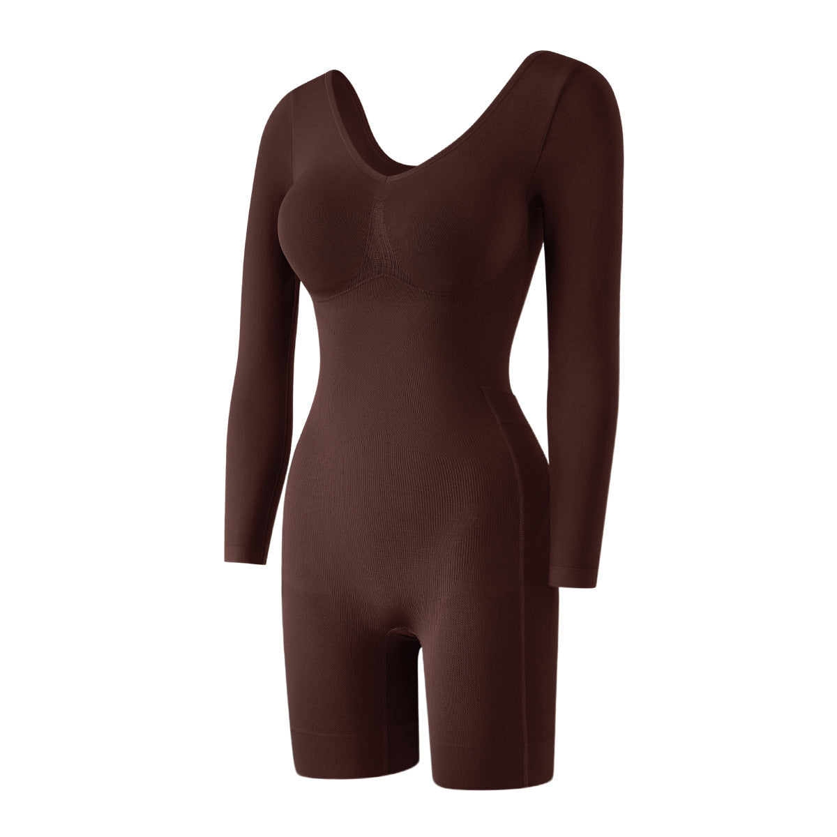 Easy-Off Sleeve Bodysuit — Brown