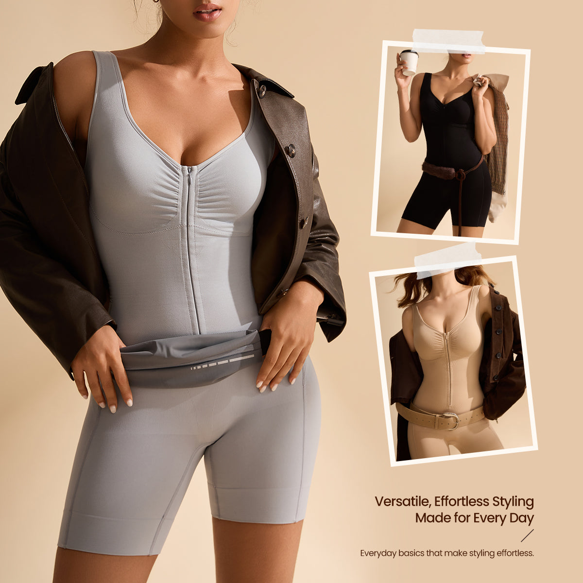 Easy-Off Zipper Bodysuit — product view 2